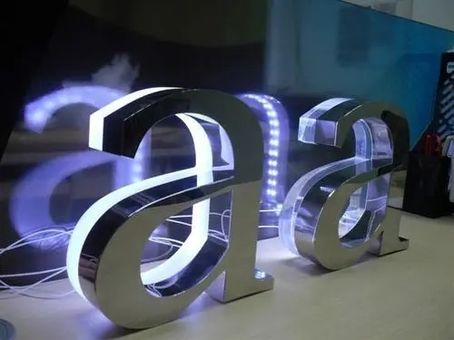 樹脂發光字、亞克力吸塑字與LED發光字的特點?